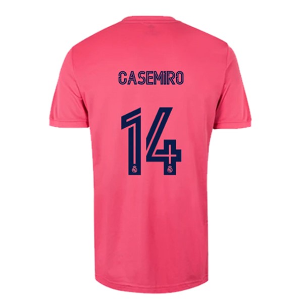 Maillot Football Real Madrid Exterieur NO.14 Casemiro 2020-21 Rose